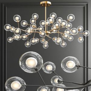 Scandinavian Branching Chandelier