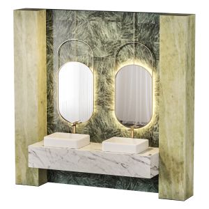 Green Marble Bathroom