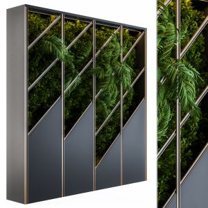 Black Vertical Garden - Wall Decor