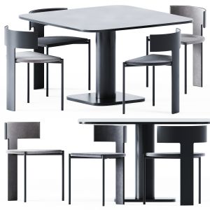 Matera Tavolo Table & Chair Zefir By Baxter