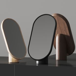 Woodturn Mirror By Tre Product