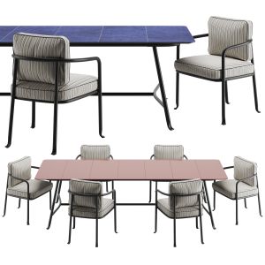 B&b Italia Borea Dining Set