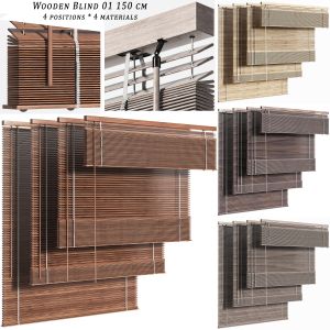 Wooden Blind 01 150 Cm