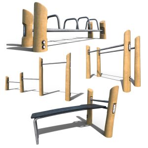 Exercise Machine Kompan 3d Model