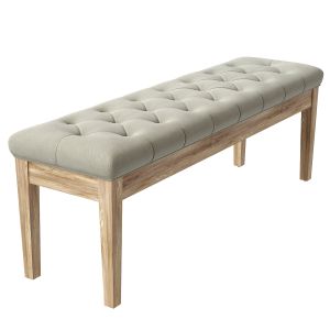 Verona Home Radcliffe Velvet Tufted Bench