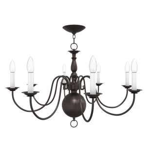 Bronze Chandelier (5007-07) By Livex Lighting