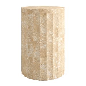 Marble Column Table By Global Views