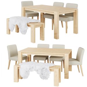 Dining Set Crate&barrel