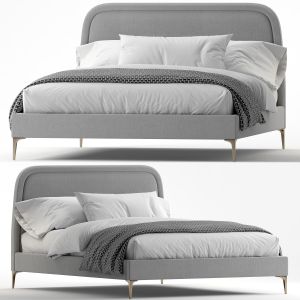 West Elm Camilla Queen Bed Metal Legs