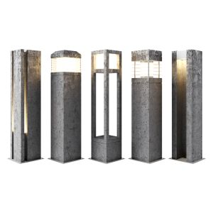 Pathway Lighting Set - Concrete - Series 3