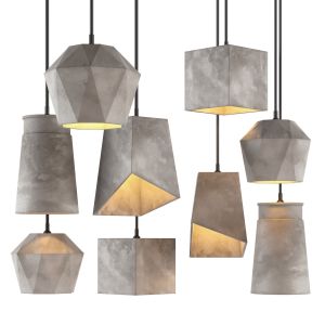 Pendant Light 07 - Georgia Concrete Hanging Lights