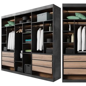 Wardrobe 01 Rack And Drawers By DevranRahim