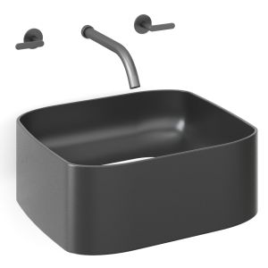 Acquerello Rectangular Washbasin By Valdama