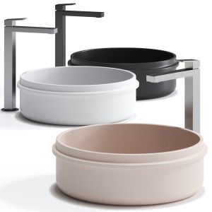 Rise Round Washbasin By Kos By Zucchetti