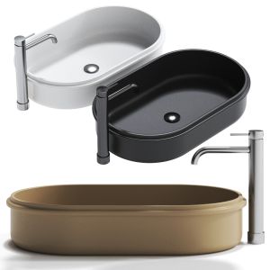 Rise Oval Washbasin By Kos By Zucchetti