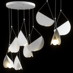 White Glider Pendant Light