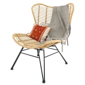 Costa Wing Chair With Polyrattan