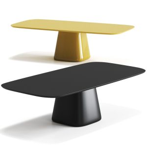 Allure O Rectangular Table By B&b Italia