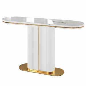 Narrow Console Table With Marble Top