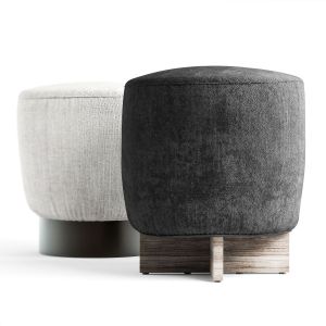 Round Fabric Pouf By Belt & Cross (bonaldo)