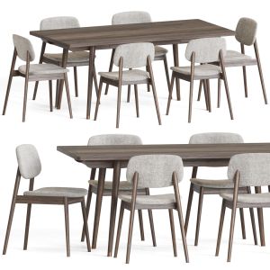 Frey Chair Larson Table Dining Set