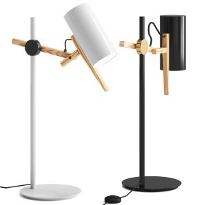 Scantling S Black By Marset Table Lamp