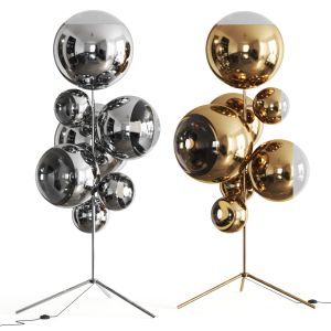 Mirror Ball Gold Stand Chandelier Tom Dixon Floor