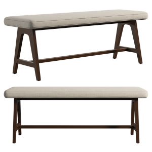 Mid-century A-frame Dining Bench