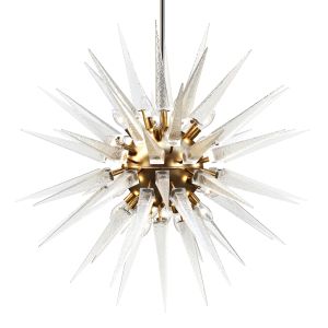 Mid-century Modern Sputnik Murano Glass Chandelier