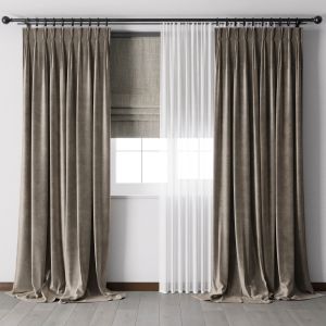 Hadi Pleats Curtains - Triple Pleat Heading 02