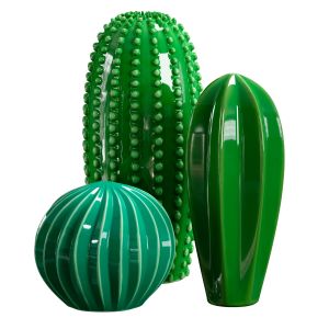 Vases In The Form Of Cacti