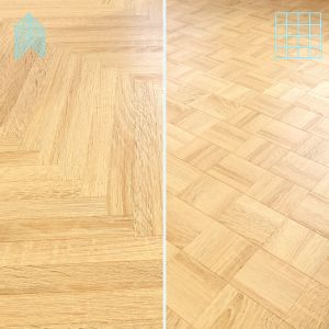 Parquet - Laminate - Wooden Floor 2 In 1