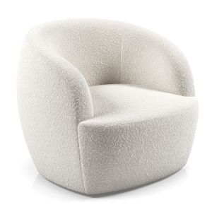 Gwyneth Ivory Boucle Chair