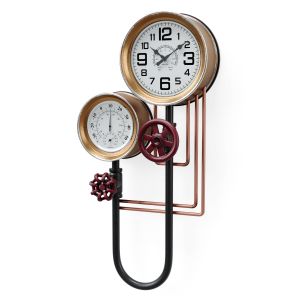 Industrial Pipe Wall Clock