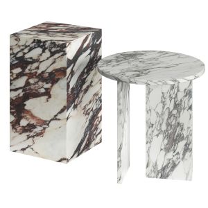 Marble Side Tables 1 By Harpers Project