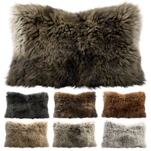 Fur Pillows Set 3