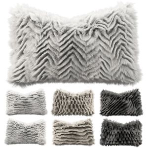 Fur Pillows Set 5