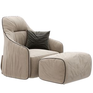 Santa Monica Lounge Armchair Poliform