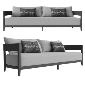 Rh Balmain Aluminum Sofa 94