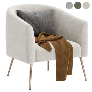 Chynia Upholstered Barrel Chair