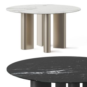 Bonaldo Geometric Round Dining Table