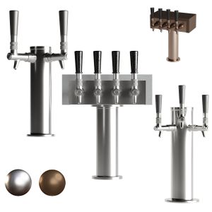 3 Faucet Draft Beer Set