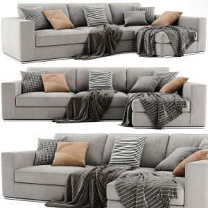 Formerin Italia Hermes Chaise Longue Sofa