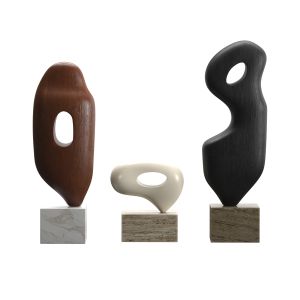 Wood Sculptural Objects (west Elm)