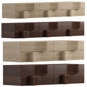 Ondas Sideboard With 2 Wood Materials And 2 Option