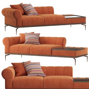 Concerto - Orange 2-seater Sofa