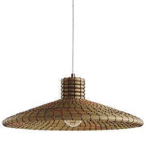 Sonder Living Nellcote Dome Pendant With Wood Acce