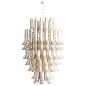 1st Dibs Murano "scavo" Glass Selle Chandelier