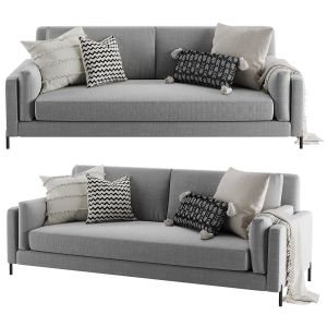 Sunpan Lonsdale Sofa Broderick Charcoal