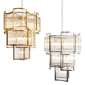 Silver Gold Eichholtz Chandelier